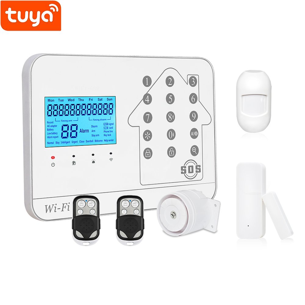 Color Screen Home Security 110db Small Alarm Siren The Newest Design Full Set Of Alarm System