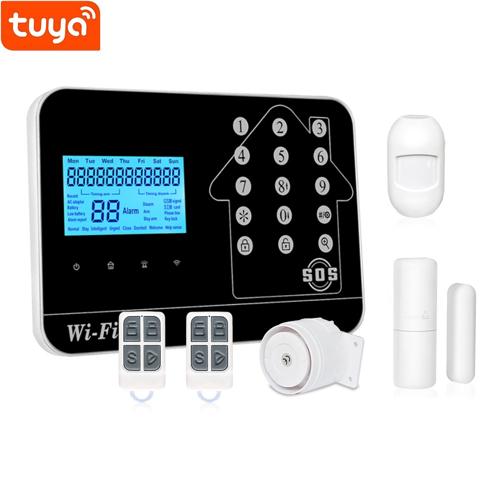 Color Screen Home Security 110db Small Alarm Siren The Newest Design Full Set Of Alarm System