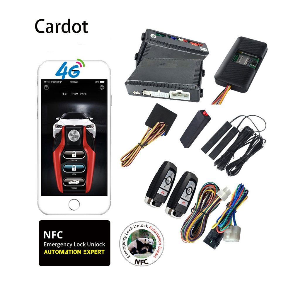 Cardot Nfc Lock Unlock Alarm For Car Remote Control Engine Start Stop Keyless Entry System Smart Car Alarm System
