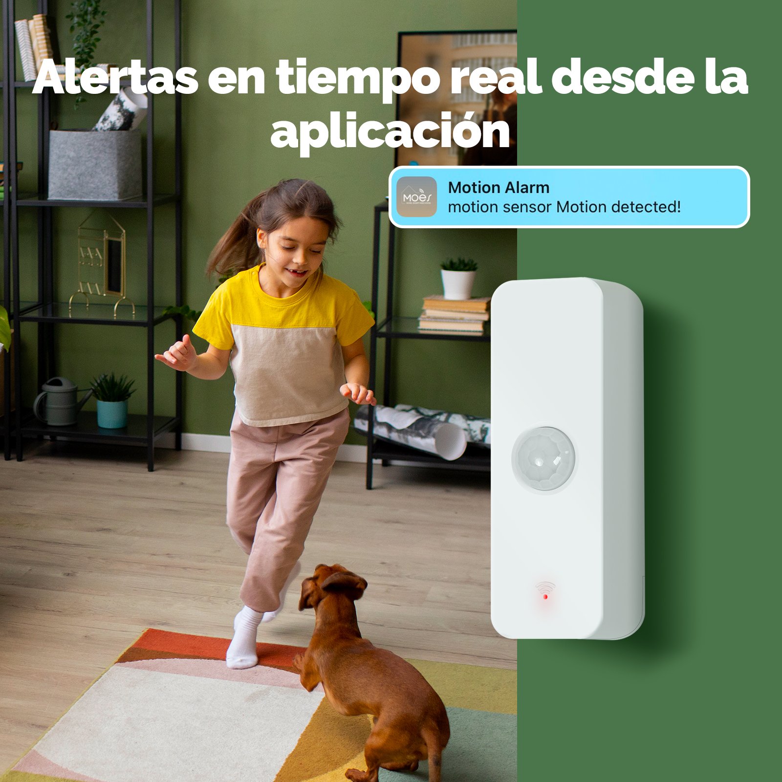 MOES TUYA Smart High Sensitivity Indoor PIR Human Motion Sensor Detector Security Alarm System