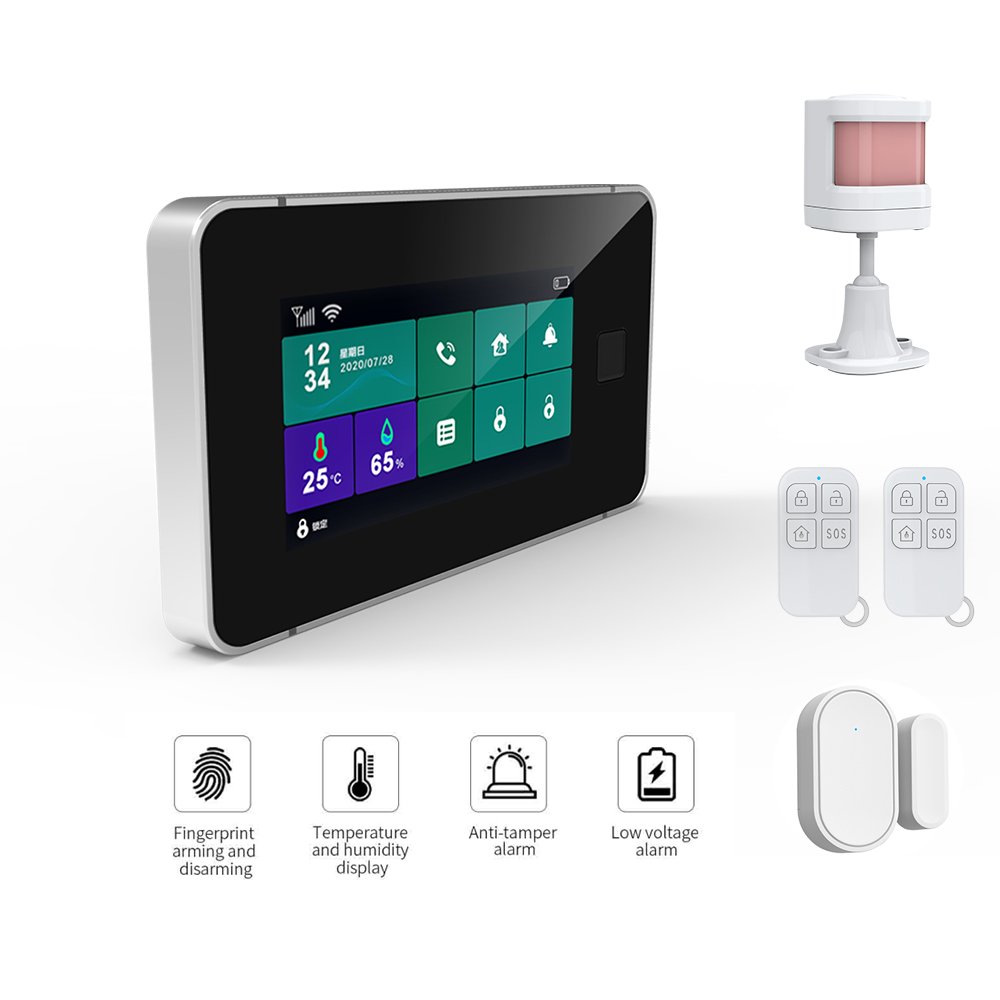 Factory Hot Sale 4g/3g Wifi Gsm Smart Home Security Alarm System Wireless for home