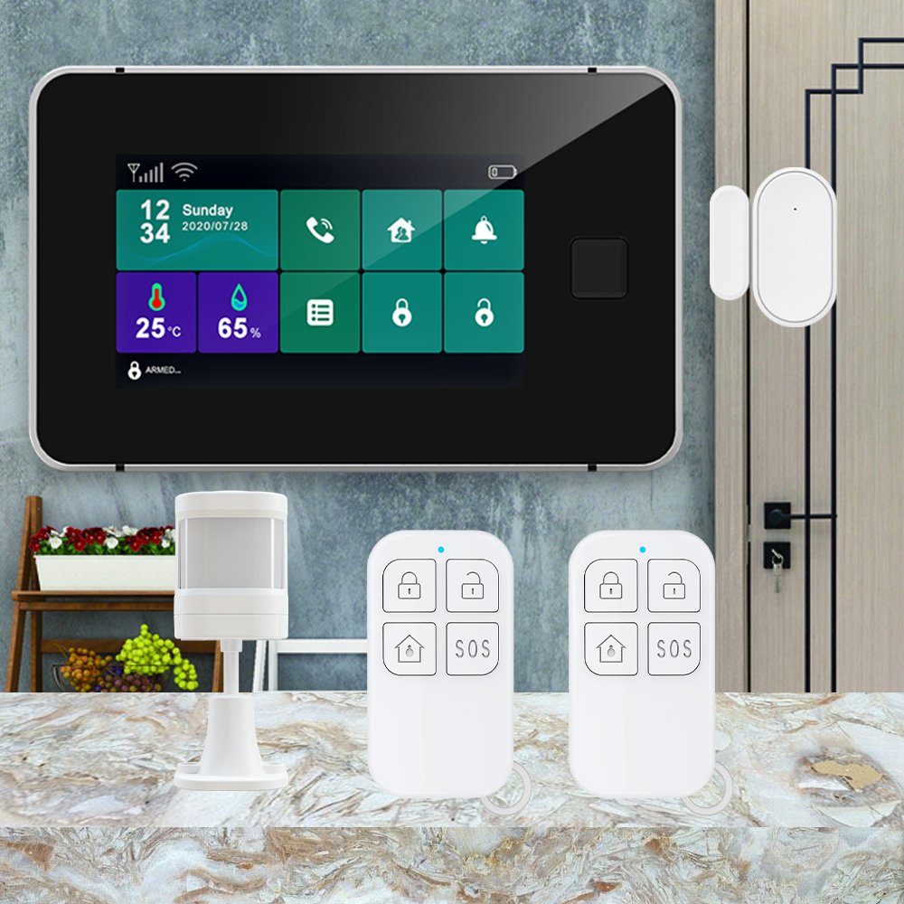 Factory Hot Sale 4g/3g Wifi Gsm Smart Home Security Alarm System Wireless for home