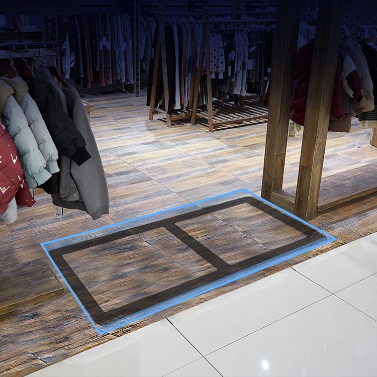 Supermarket EAS Antenna System Clothes Sensor Remove EAS Anti-theft Supermarket Hidden Under The Floor Alarm System EAS