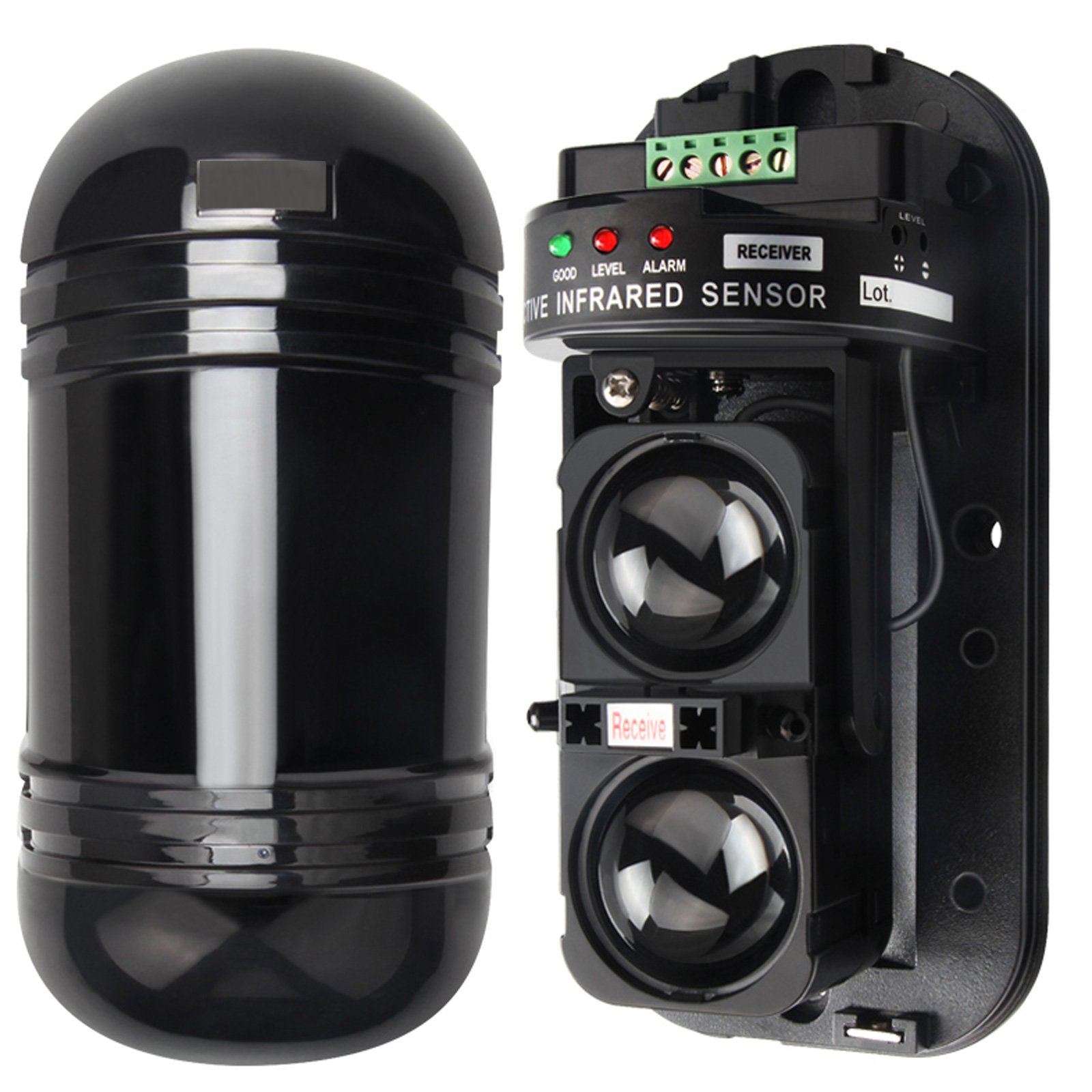 120dB IP65 Waterproof Anti-Theft infrared beam sensor Siren Alarm LED Strobe intrude Alarm