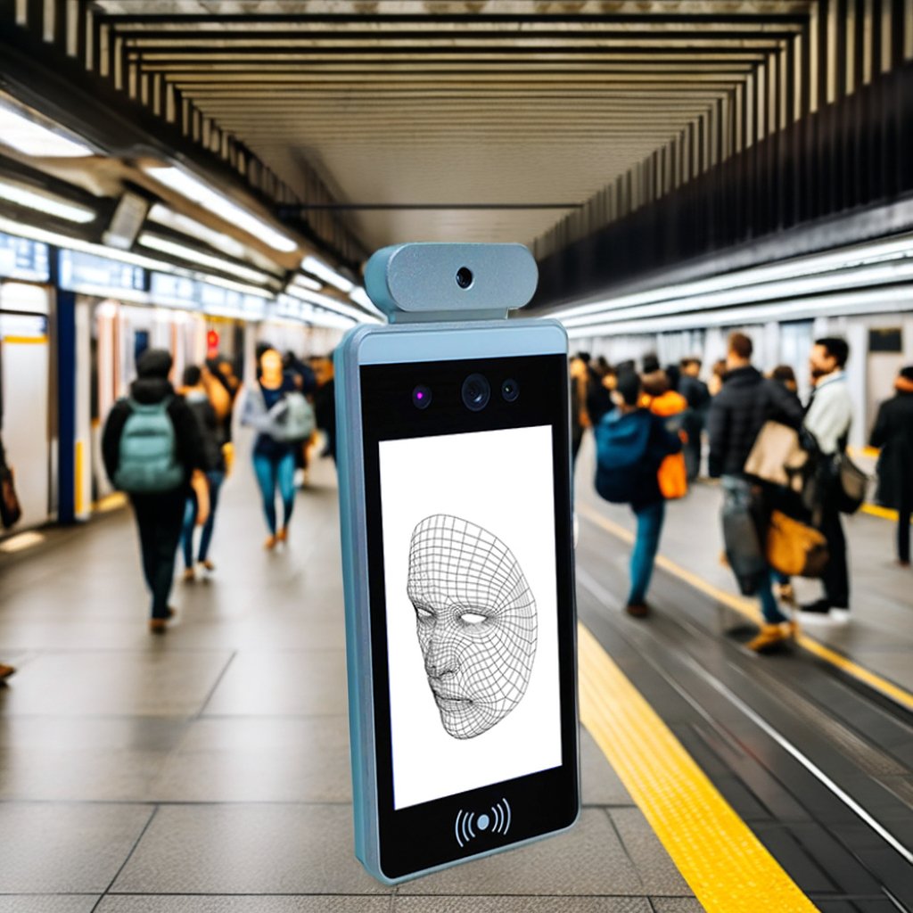 3D Visible Face Recognition Terminal Door Access Control And Time Attendance Face Recognition Biometric Machine