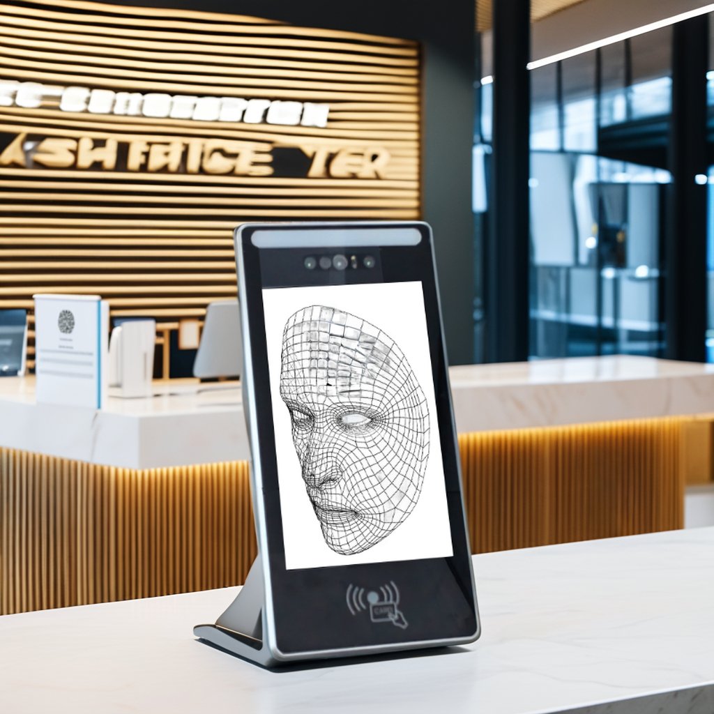 3D Visible Face Recognition Terminal Door Access Control And Time Attendance Face Recognition Biometric Machine