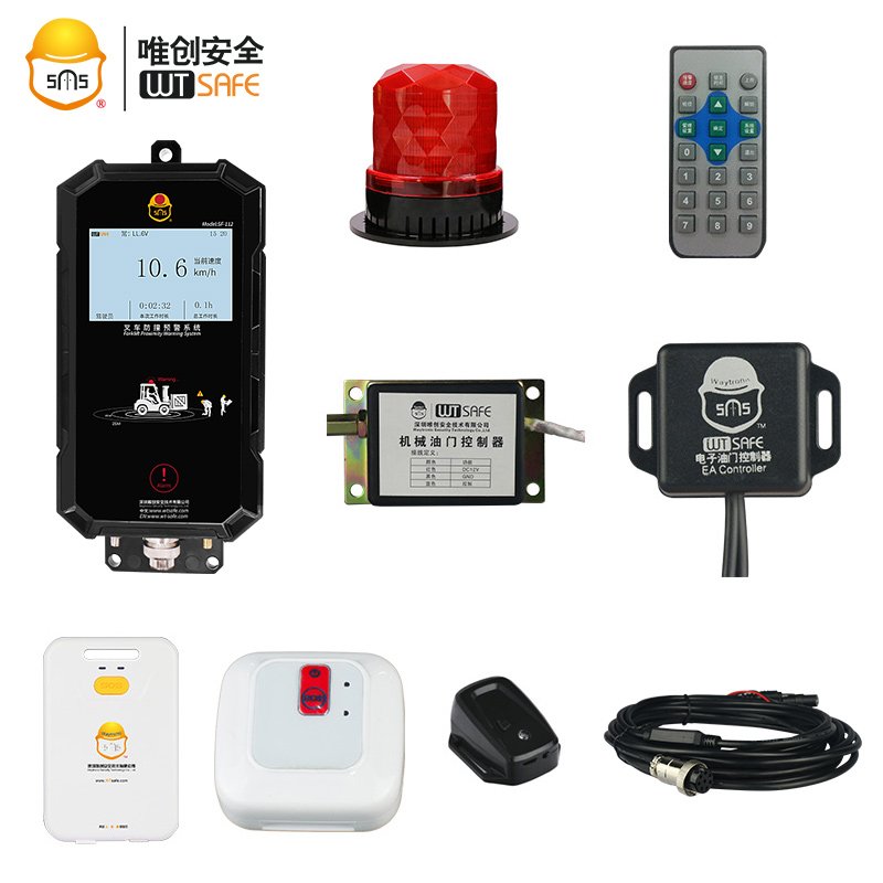 Forklift security alarm system tag proximity collision avoidance sensors anti collision system for forklift