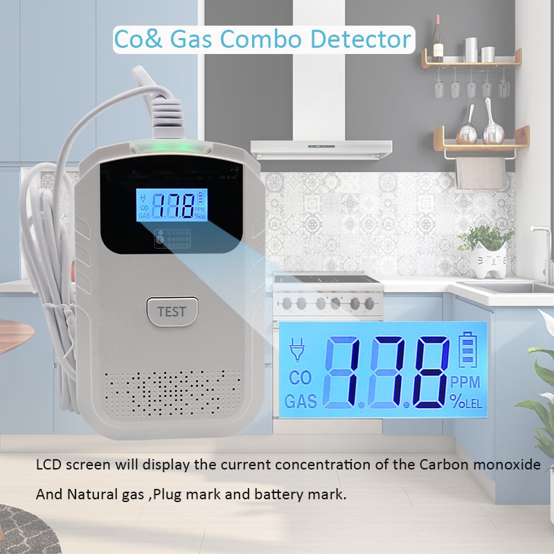 Hot Sale home security system gas leak alarm for kitchen cooking LPG natural gas