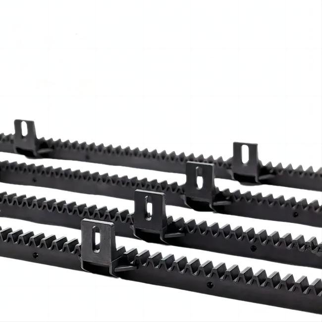 nylon rack driven sliding gate opener with alarm system and steel gear rack for sliding gate opener