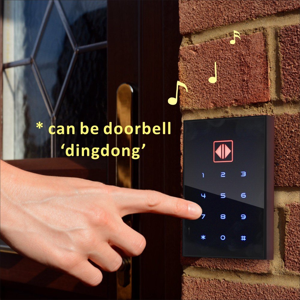Popular cheap standalone keypad smart access control 125KHz access card reader RFID door lock