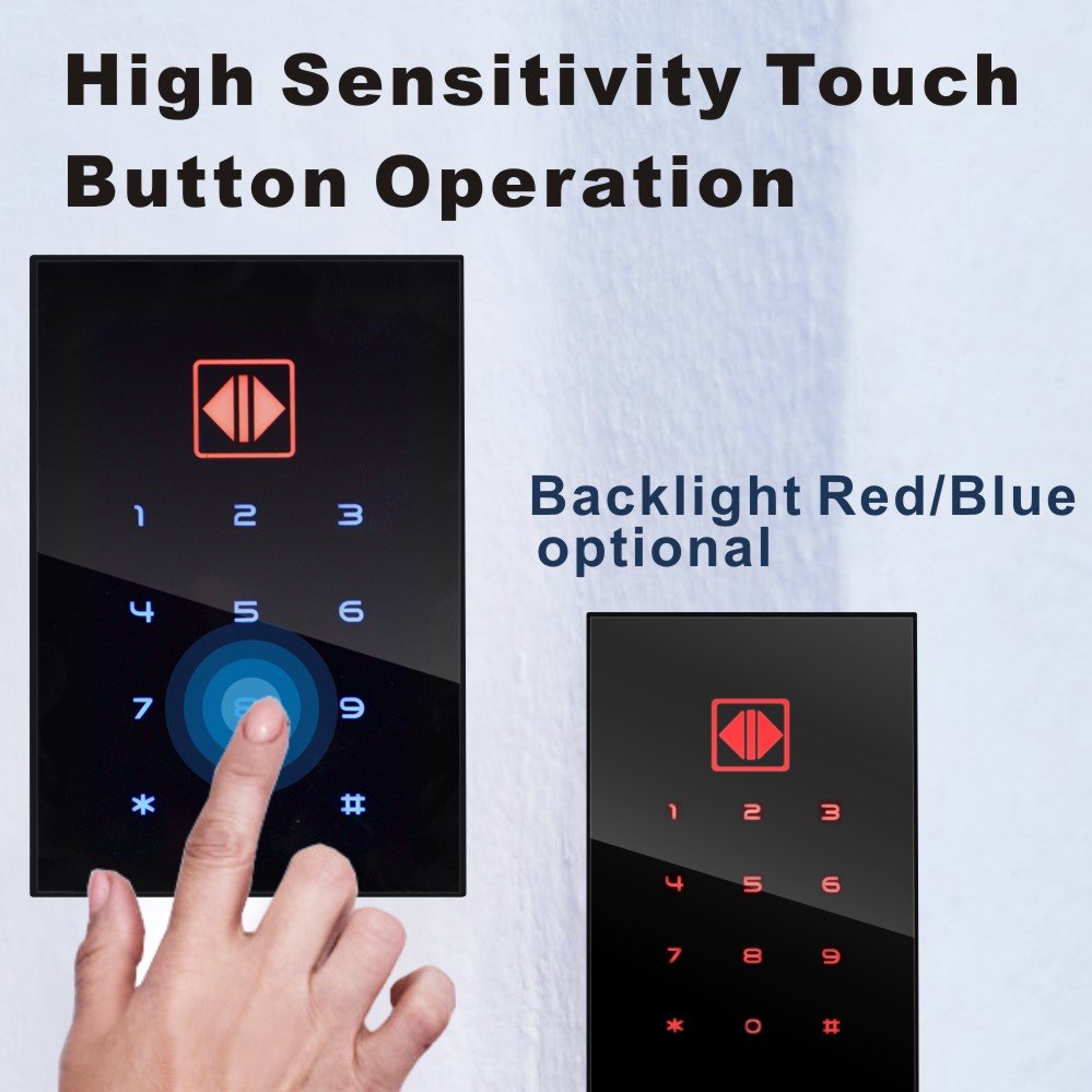 Popular cheap standalone keypad smart access control 125KHz access card reader RFID door lock