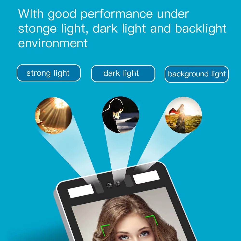 EBKN Factory tuya access control + wireless intercom system +advertising machine + face recognition + video intercom