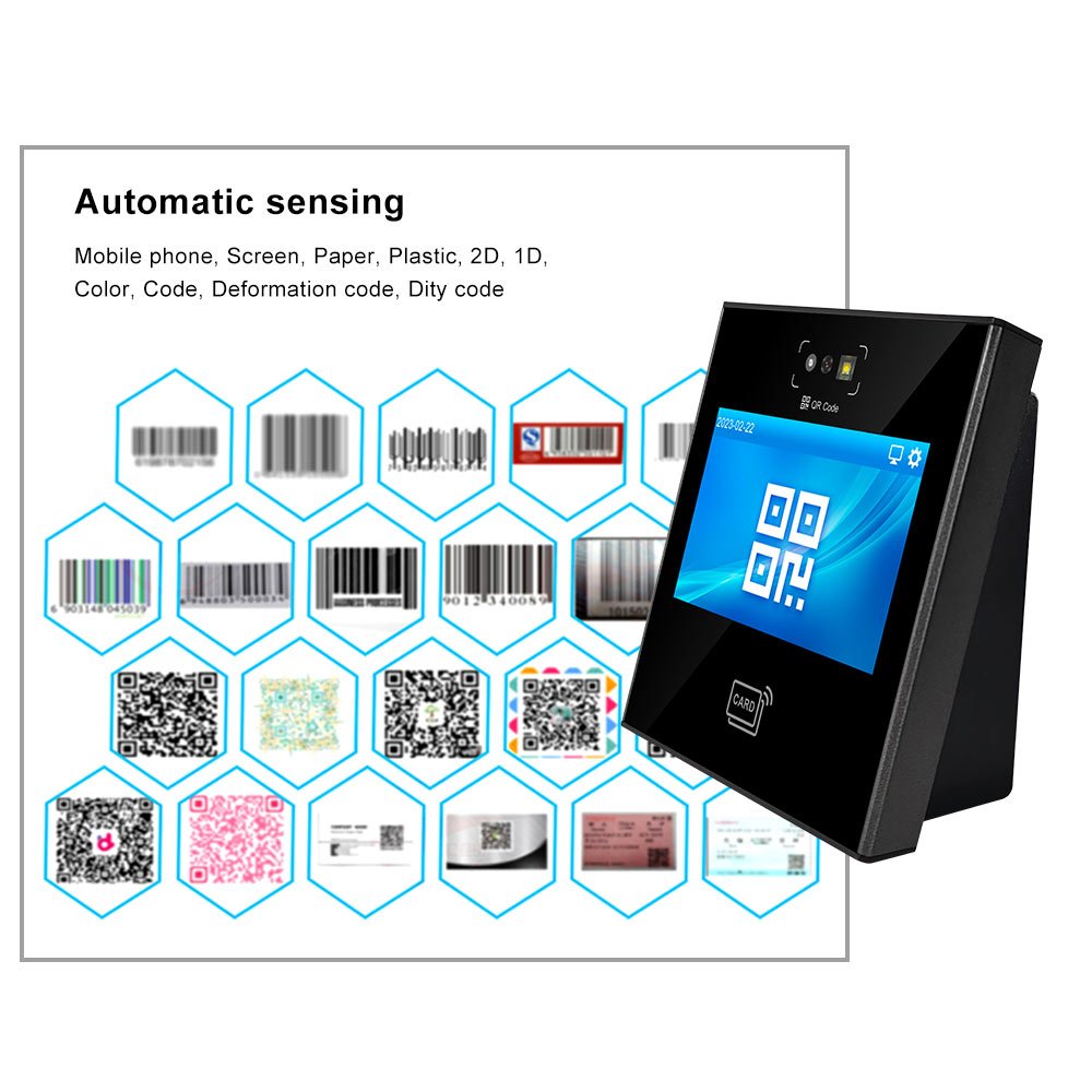 TIMY Free QR Code Time Attendance Scanning Biometric Management Access Control ID card System