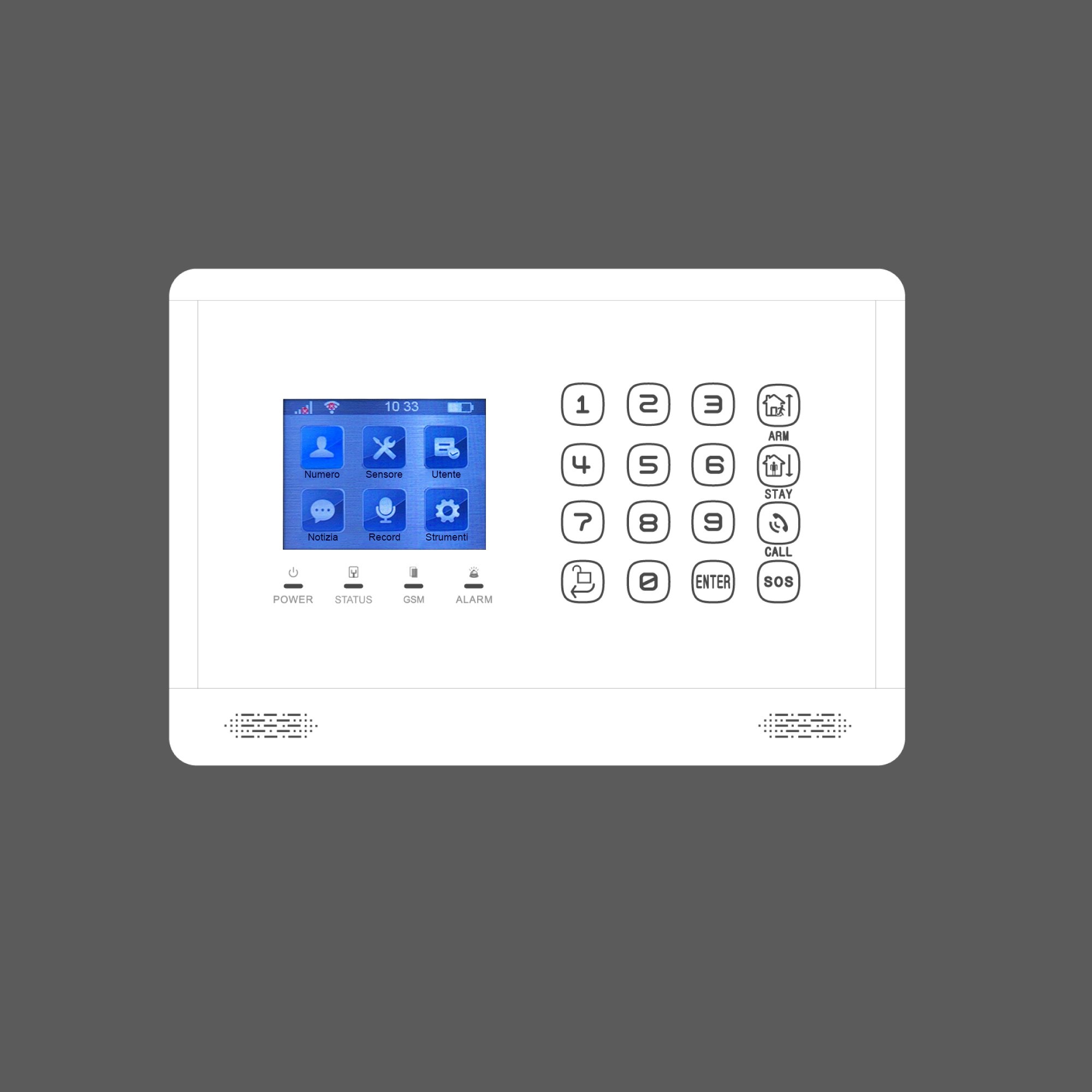 High Quality WIFI Security SOS Alarm 12V Output Wireless Tuya Smart Life 4G WIFI Home Alarm System YL-007WT4BX-T