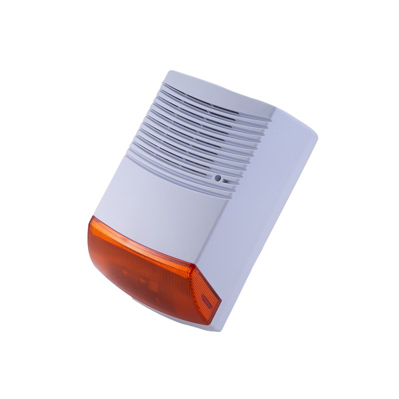 High Quality Electronic Siren 128db Light 135±15 Time/Minute Burglar Alarm System School Hospital Mall Strobe Siren Alarm
