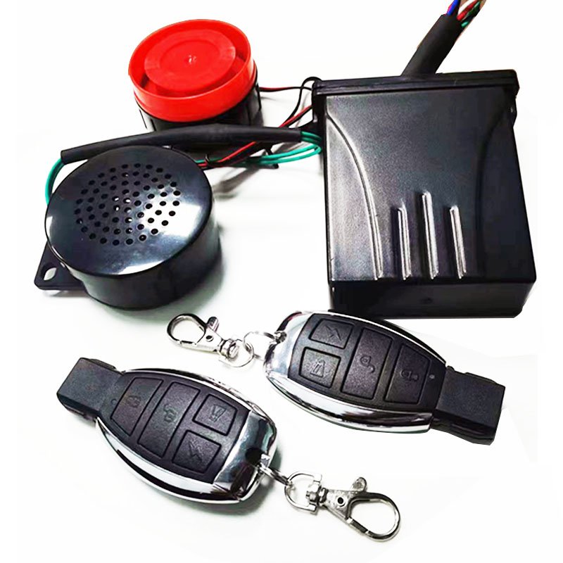 Customized Remote start security alarm motorcycle anti theft safety system