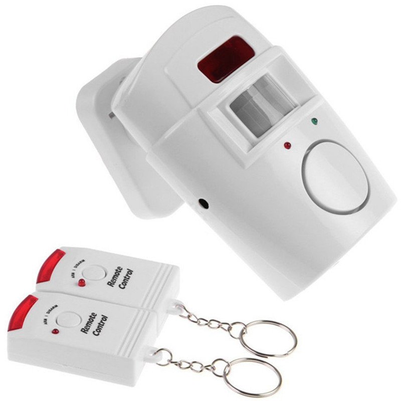 Double Remote Control Infrared Home Security Burglar Alarm