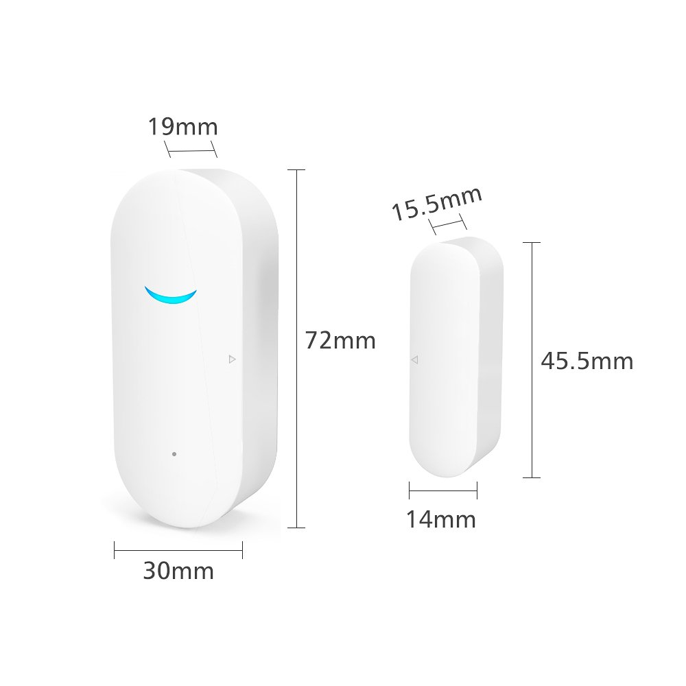 smart door magnetic security home door alarm system for wifi tuya sound and smart human infrared motion sensor door sensor alarm