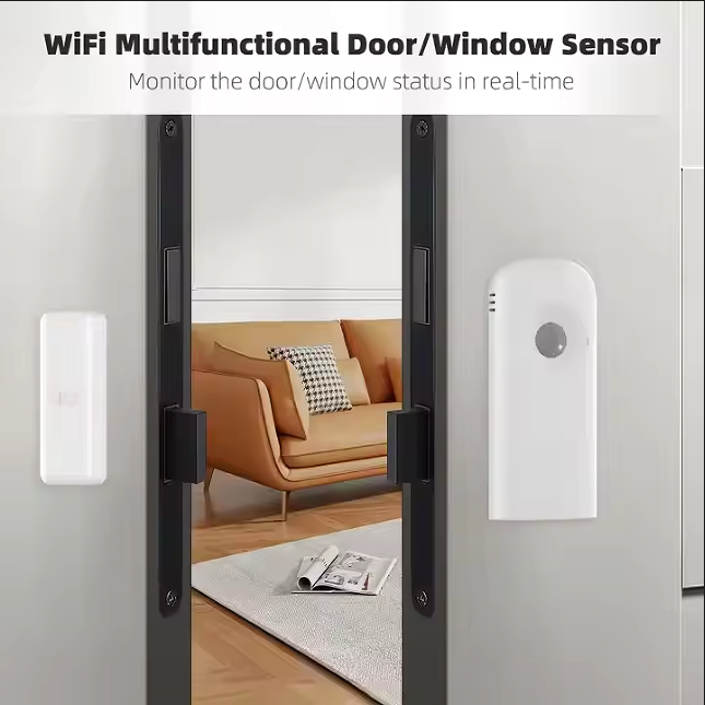 New Tuya Smart APP WIFI 2-in-1 Multi-Functional PIR Sensor Human Motion Detector for Door & Window PST-WDP001 Alarm System