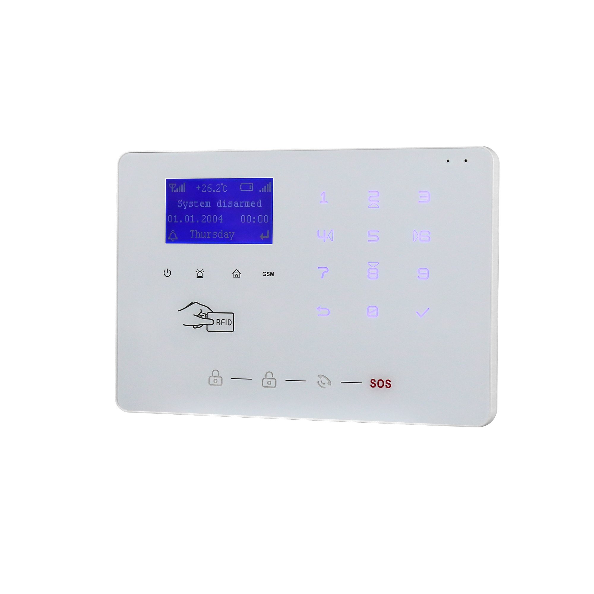 most popular wireless home burglar anti-theft intruder alarm systems WIFI GSM 4g APP push smart security Alarm System