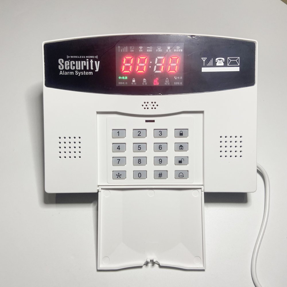 Home Security 4G GSM Alarm System Color Screen Support 2.4G WiFi Tuya APP Control Smart PIR Motion Detector Door Open Alarm