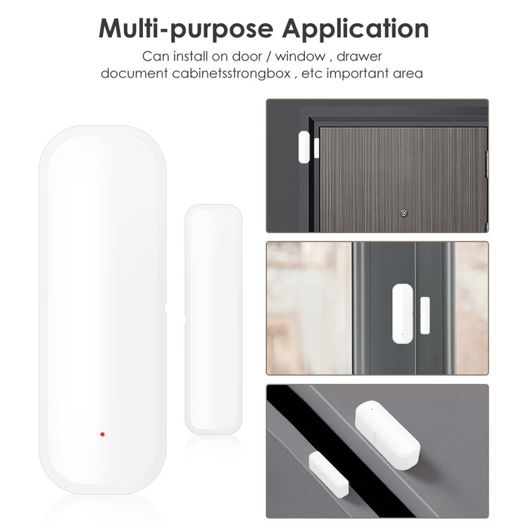 Best Price Wifi Smart Door Window Sensor Alarm App Remote Control Door Sensor Door Bell Alarm Wireless Alarm System