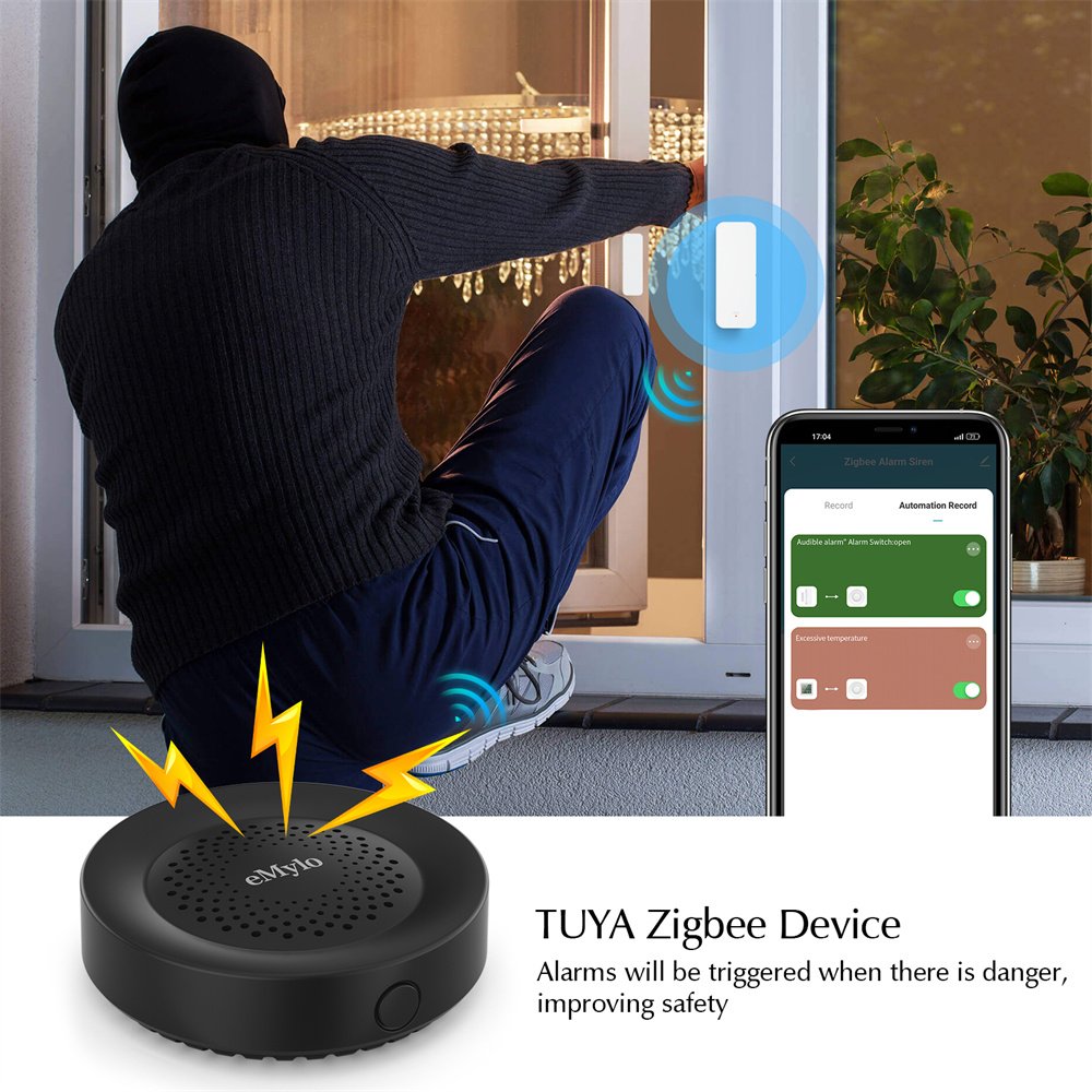 Factory Wholesale Tuya Zigbee IR sensor Door and Window Sensor Home Alarm Security System