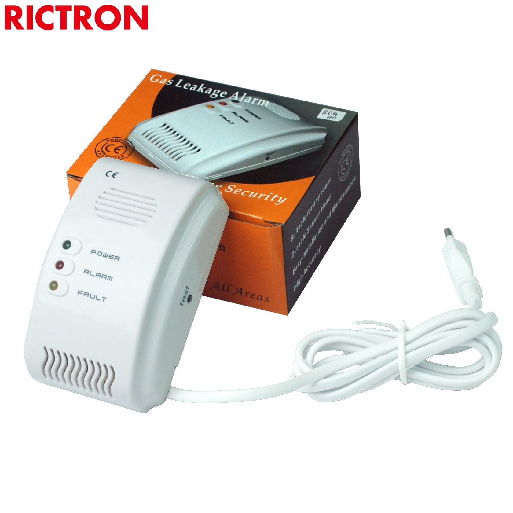 Gas Alarm System Methane Propane Butane LPG Gas Detector with DN20/DN15 Manipulator Shutoff Gas Valve for Home Security