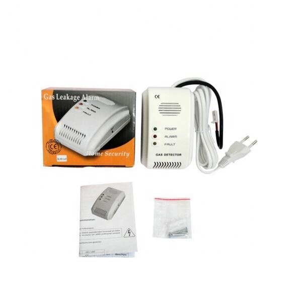 Gas Alarm System Methane Propane Butane LPG Gas Detector with DN20/DN15 Manipulator Shutoff Gas Valve for Home Security