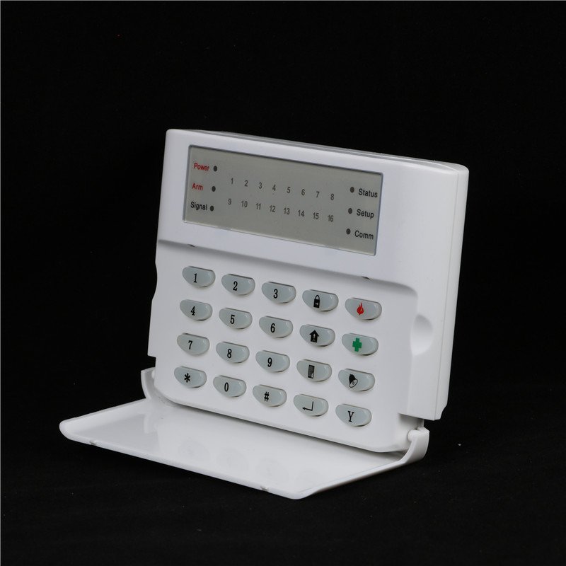 Metal housing Control Panel Burglar Alarm System 8 Wired Zones And 8 Wireless Zones PSTN Home Security Alarm System