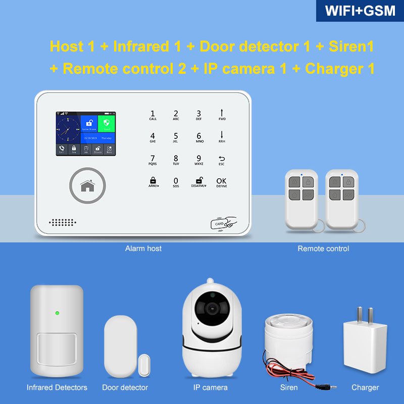 smart wifi home alarm system with app ios and android BL-6600 alarm system