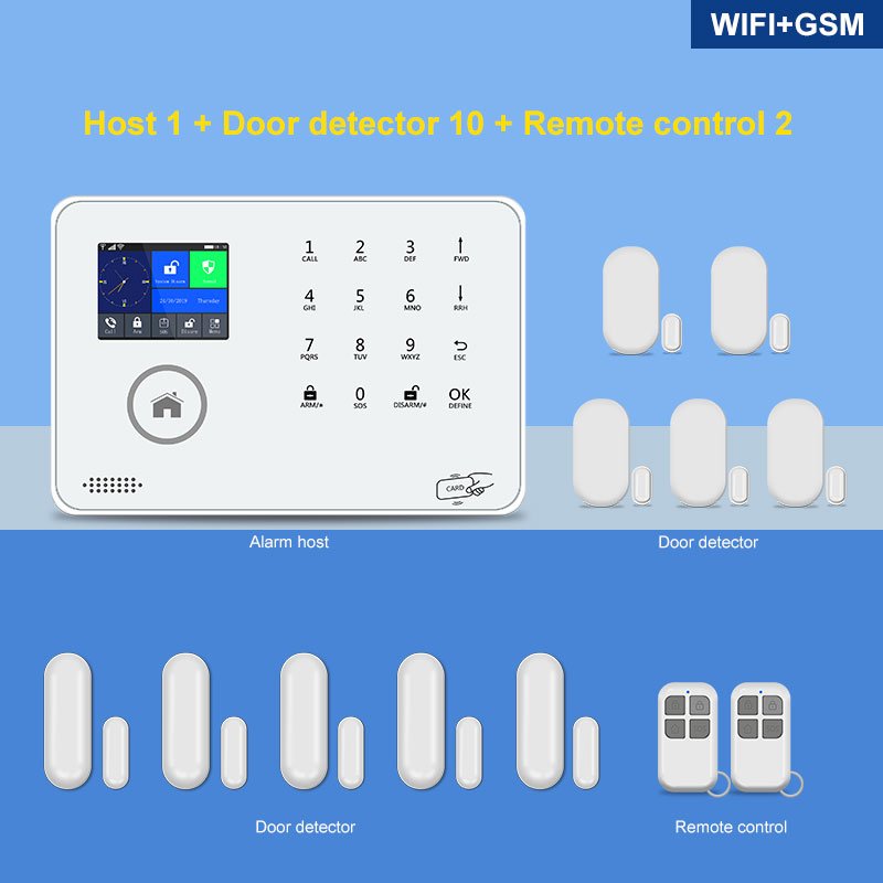 smart wifi home alarm system with app ios and android BL-6600 alarm system