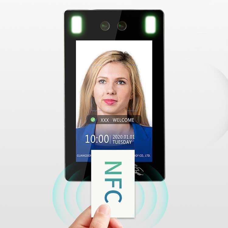 smart school touch screen sdk qr biometric facial recognition attendance access control system timy temperature face recognition
