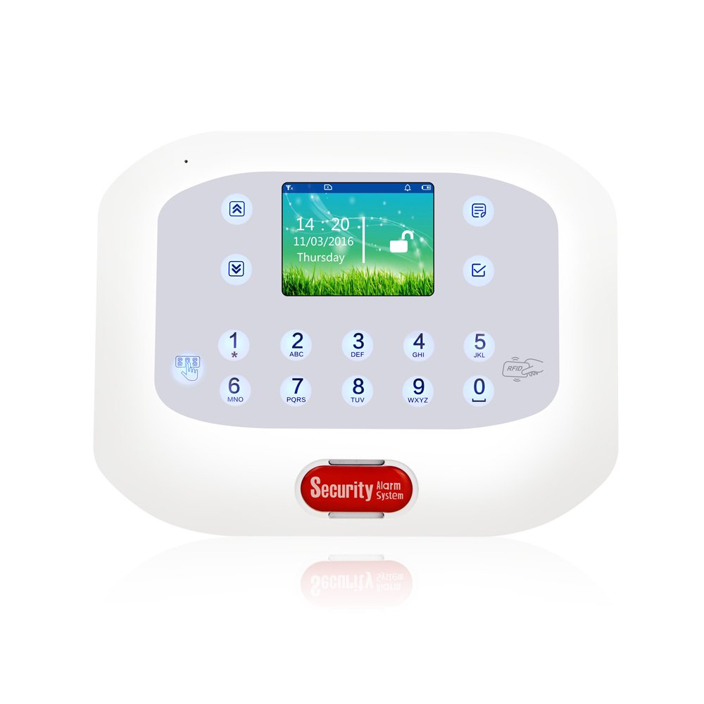wireless wired wifi GSM home security alarm system anti thief alarm