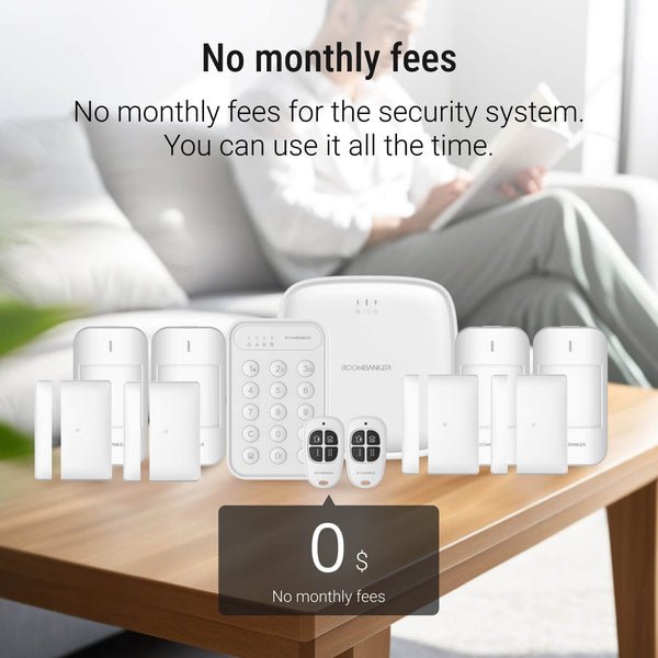 Open Source Wireless Home Security System Provide API and Android IOS SDK APP Support ZigBee Bluetooth Devices 4G WIFI Alarm