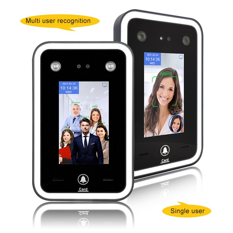 Biometric Face Recognition Time Attendance Machine Night Vision Attendance Access Control System with SDK and Software and RS485