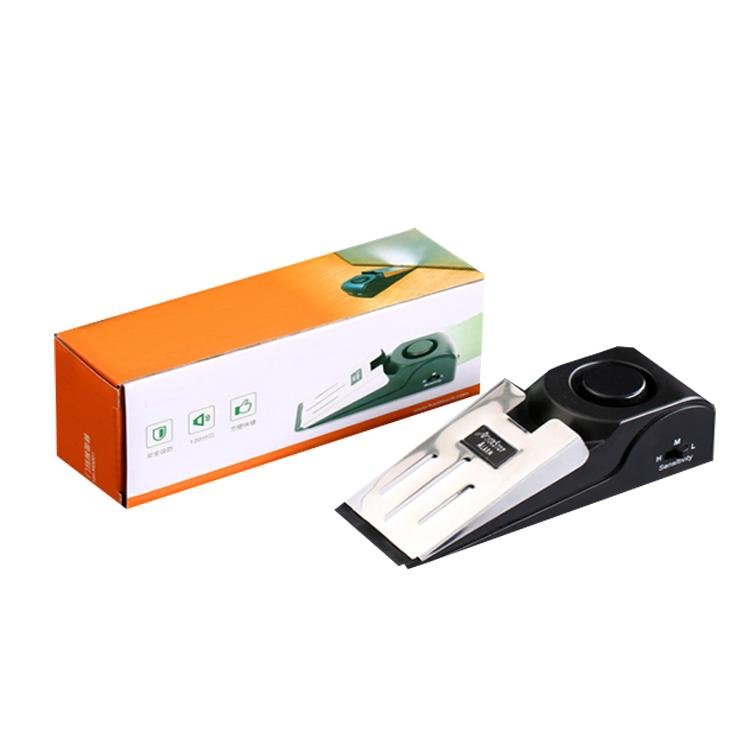 Safe House Home Door Wedge Security Alarm Door Stop Alarm Window burglar alarm with 120DB Siren