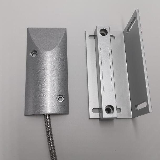 CE FCC ROHS Certified 5C-61L Alarm System Magnetic Contact for Floor Roller Door with Metal Case