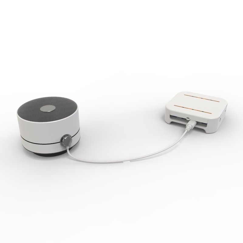 New Design Multi-port Anti-theft Host Controller Stand With Alarm Device For Cell Phone Holder