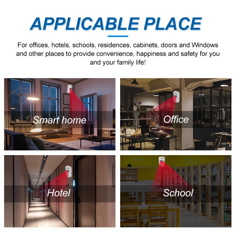 Safety Guardian High-Precision Detection Infrared Motion Alarm PIR sensor alarm for Home Security