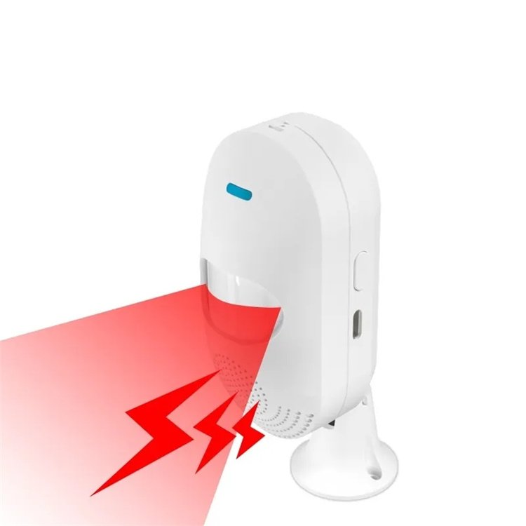 Smart Tuya Wifi Wireless System Network Infrared Indoor Pir Detector Wireless Alert Anti-Theft Home Security Motion Sensor Alarm