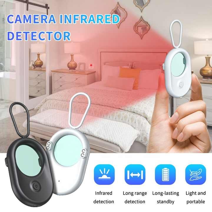 T02 Full Range Hidden Viewfinder Camera Anti-Spy Bug GPS Tracker with Wireless Signal Scanner Home Office Travel Alarm Systems