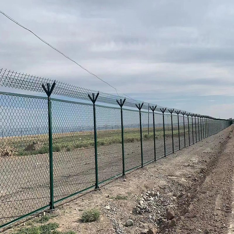Border Perimeter Security Intrusion Detection Fence Alarm System with Integrated Fencing and Alarm Detectors