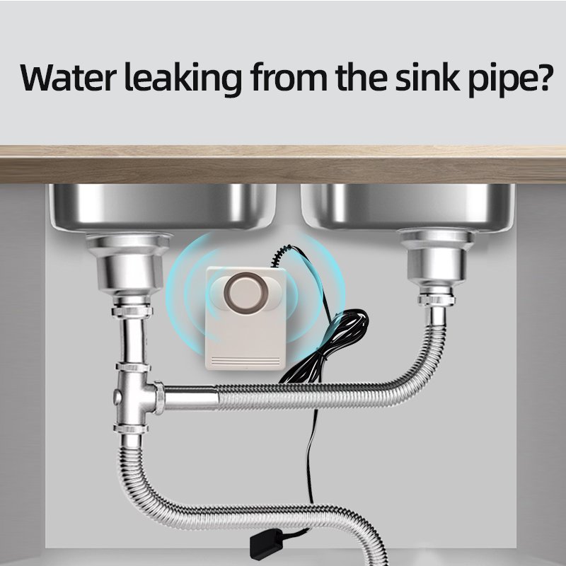 Wireless Water Leakage Water leak Sensor 120 dB Water Leak Alarm for Home Floor Detector
