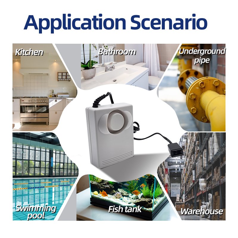 Wireless Water Leakage Water leak Sensor 120 dB Water Leak Alarm for Home Floor Detector