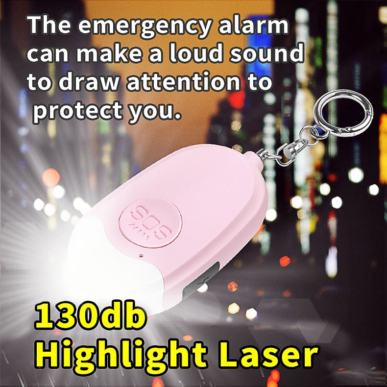 Alarm Personal Safty System Defensive Anti 140db 150 db Personal Alarm Kit Self Defense Keychain
