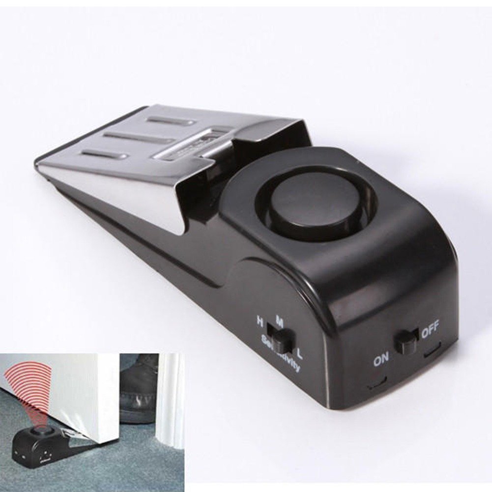 Portable Travel 125dB Siren Sound Intruder Burgard System Wireless Door Stop Alarm Home Security Door Alarm