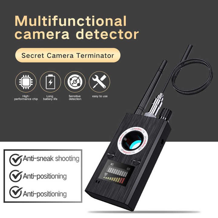 T9 Wireless Signal Scanner Detector Security Camera and GPS Tracking Alarm System with Radio Frequency Technology