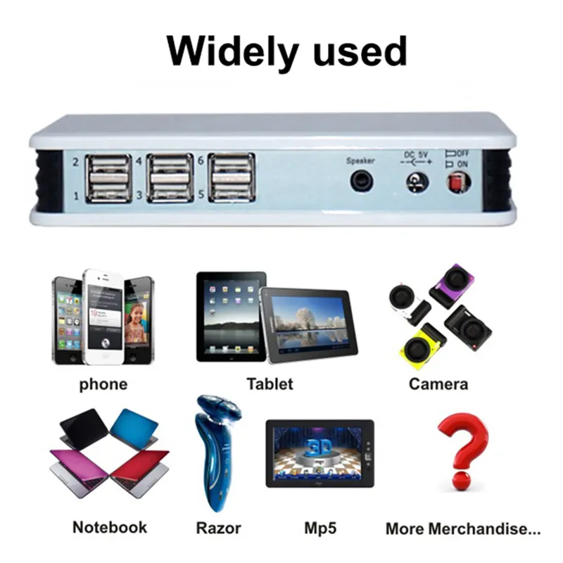 Smart Anti-Theft Alarm System with Charger Multi-Port Security for Mobile Phone Retail Shop Exhibition Display