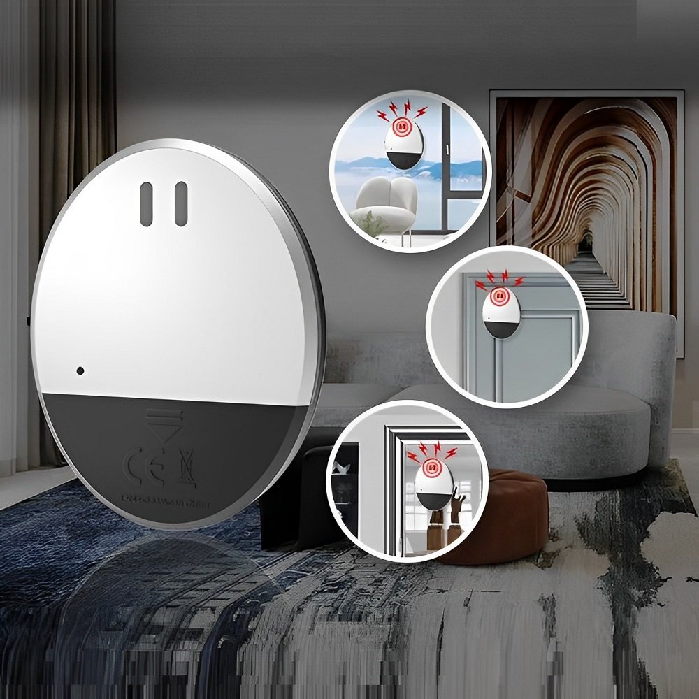 125dB Home House Intrusion Window Door Burglar Alarm Wireless Doors and Windows Vibration Personal Alarms Door Security Sensor
